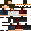 Minecraft skin texture, 64x64 pixels