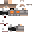 Minecraft skin texture, 64x64 pixels