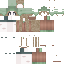Orange Minecraft skin texture, 64x64 pixels