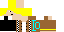 Minecraft skin texture, 64x32 legacy pixels