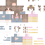 Minecraft skin texture, 64x64 pixels