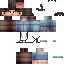Minecraft skin texture, 64x64 pixels