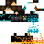 Minecraft skin texture, 64x64 pixels
