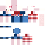 Minecraft skin texture, 64x64 pixels