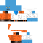 Minecraft skin texture, 64x64 pixels