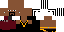 Minecraft skin texture, 64x32 legacy pixels