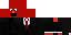 Minecraft skin texture, 64x32 legacy pixels