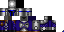 Minecraft skin texture, 64x32 legacy pixels