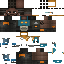 Minecraft skin texture, 64x64 pixels