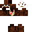 Minecraft skin texture, 64x64 pixels