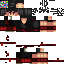 Minecraft skin texture, 64x64 pixels