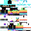 Minecraft skin texture, 64x64 pixels