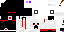 Minecraft skin texture, 64x32 legacy pixels