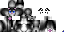 Minecraft skin texture, 64x32 legacy pixels