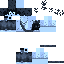 Minecraft skin texture, 64x64 pixels