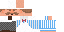 Minecraft skin texture, 64x32 legacy pixels