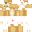 Minecraft skin texture, 64x64 pixels