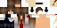 Minecraft skin texture, 64x32 legacy pixels