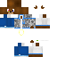 Minecraft skin texture, 64x64 pixels