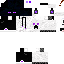 Minecraft skin texture, 64x64 pixels