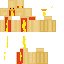 Minecraft skin texture, 64x64 pixels