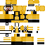 Minecraft skin texture, 64x64 pixels