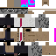 Minecraft skin texture, 64x64 pixels