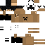Minecraft skin texture, 64x64 pixels