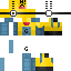 Minecraft skin texture, 64x64 pixels
