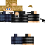 Minecraft skin texture, 64x64 pixels