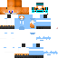 Minecraft skin texture, 64x64 pixels