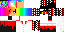 Minecraft skin texture, 64x32 legacy pixels