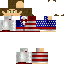 Minecraft skin texture, 64x64 pixels