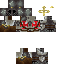 Minecraft skin texture, 64x64 pixels