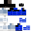 Minecraft skin texture, 64x64 pixels