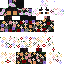 Minecraft skin texture, 64x64 pixels