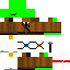 Minecraft skin texture, 64x64 pixels