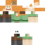 Minecraft skin texture, 64x64 pixels