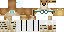Minecraft skin texture, 64x32 legacy pixels
