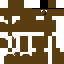 Minecraft skin texture, 64x64 pixels