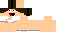 Minecraft skin texture, 64x32 legacy pixels