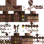 Minecraft skin texture, 64x64 pixels