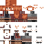 Minecraft skin texture, 64x64 pixels