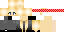 Minecraft skin texture, 64x32 legacy pixels