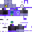 Minecraft skin texture, 64x64 pixels