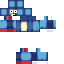 Minecraft skin texture, 64x64 pixels