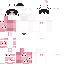 Minecraft skin texture, 64x64 pixels