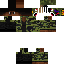 Minecraft skin texture, 64x64 pixels