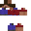 Minecraft skin texture, 64x64 pixels