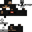 Minecraft skin texture, 64x64 pixels